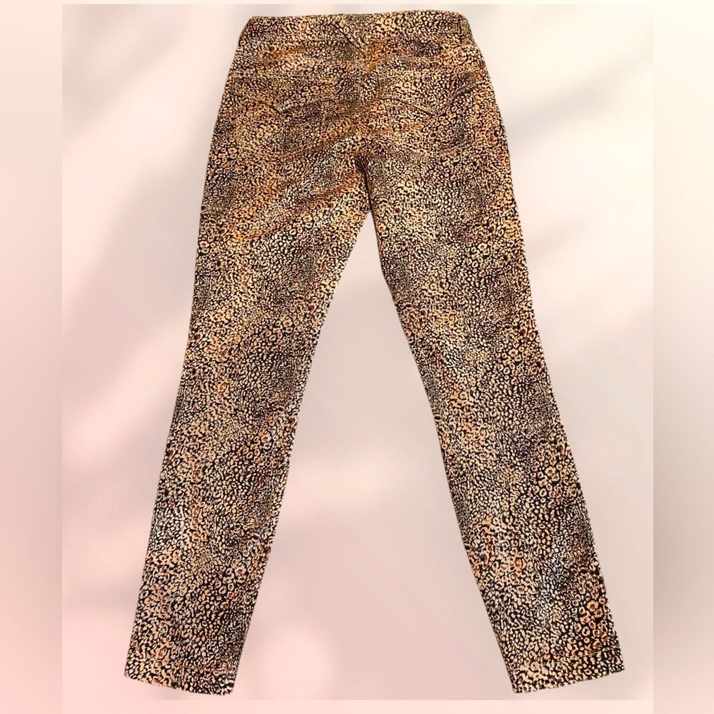 Free People | Joie Park skinny cargo jeans black & pink animal print NWT size 27 - Picture 5 of 11